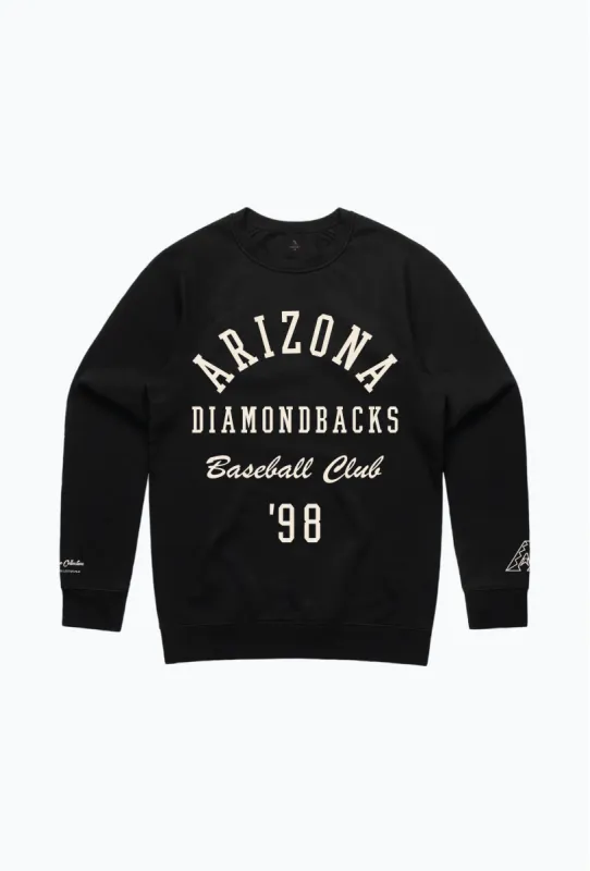 Arizona Diamondbacks Heavyweight Crewneck - Black sold by Peace-Collective