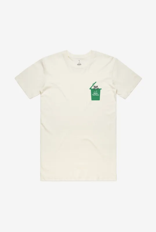 Home is Toronto Raccoon T-Shirt - Natural sold by Peace-Collective