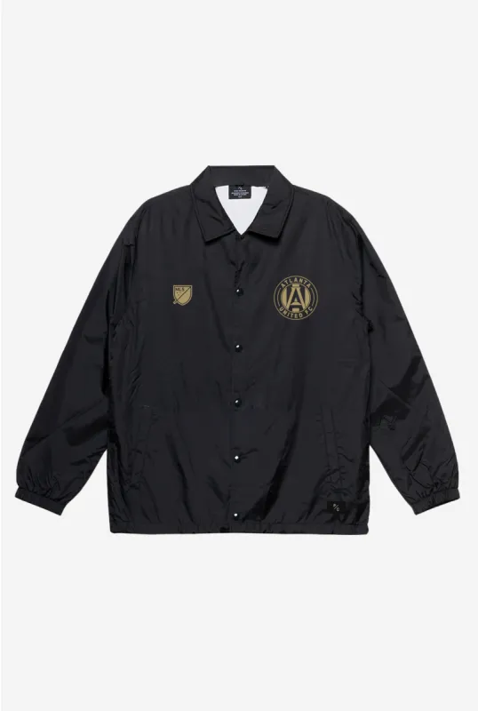 Atlanta United FC Coach Jacket - Black sold by Peace-Collective