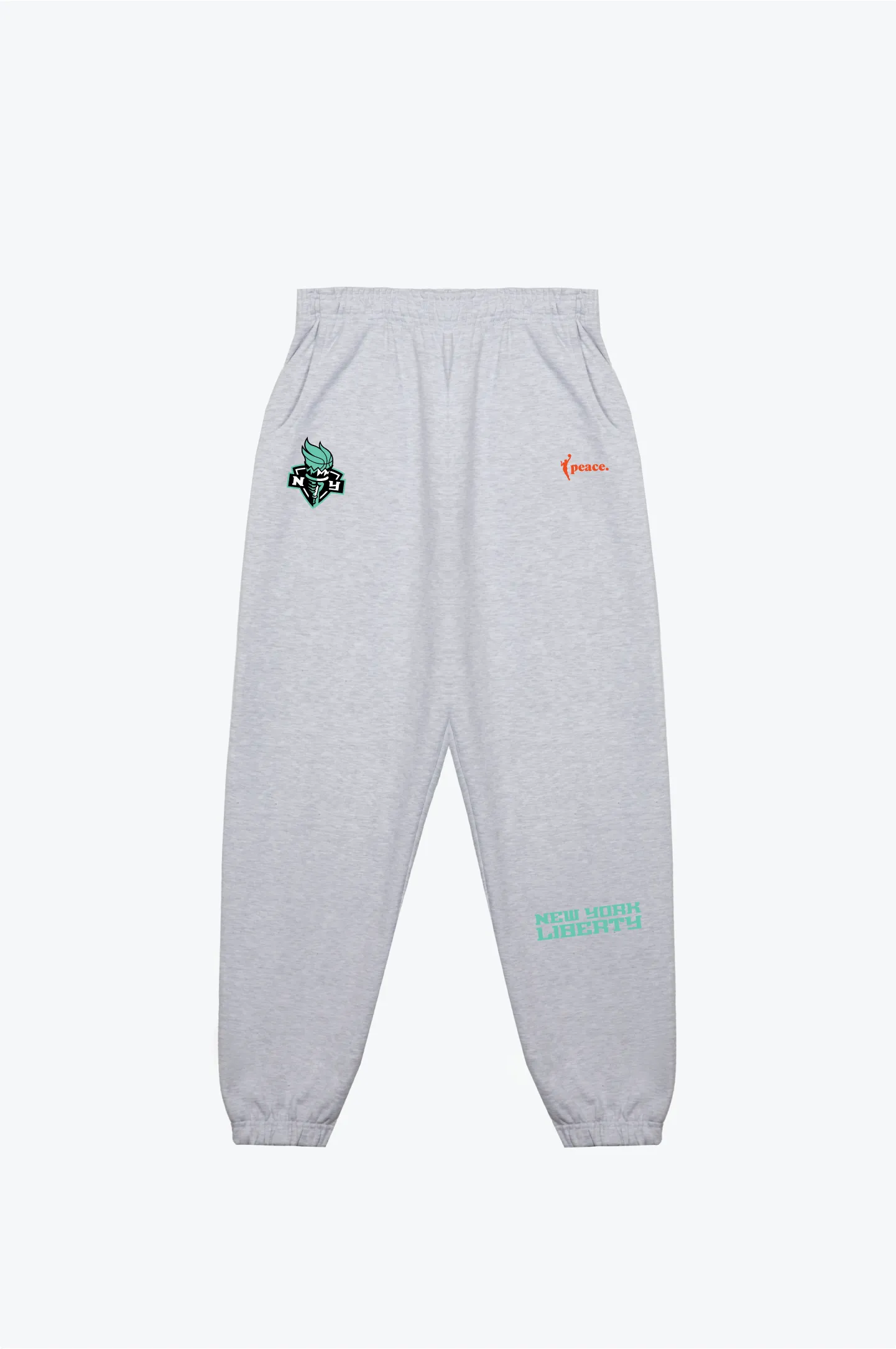 New York Liberty Essentials Heavyweight Jogger - Ash sold by Peace-Collective