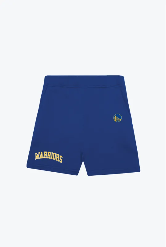 Golden State Warriors Playoffs Fleece Shorts - Royal sold by Peace-Collective