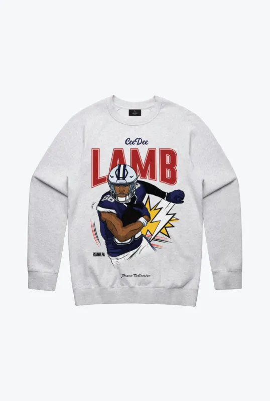CeeDee Lamb  Crewneck - Ash sold by Peace-Collective