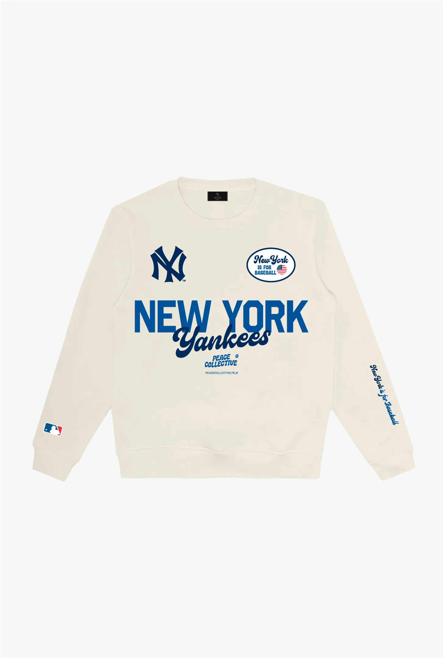 New York Yankees Cheer Crewneck - Ivory sold by Peace-Collective