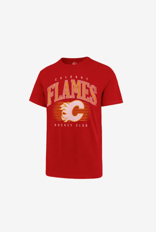Calgary Flames Double Header T-Shirt sold by Peace-Collective