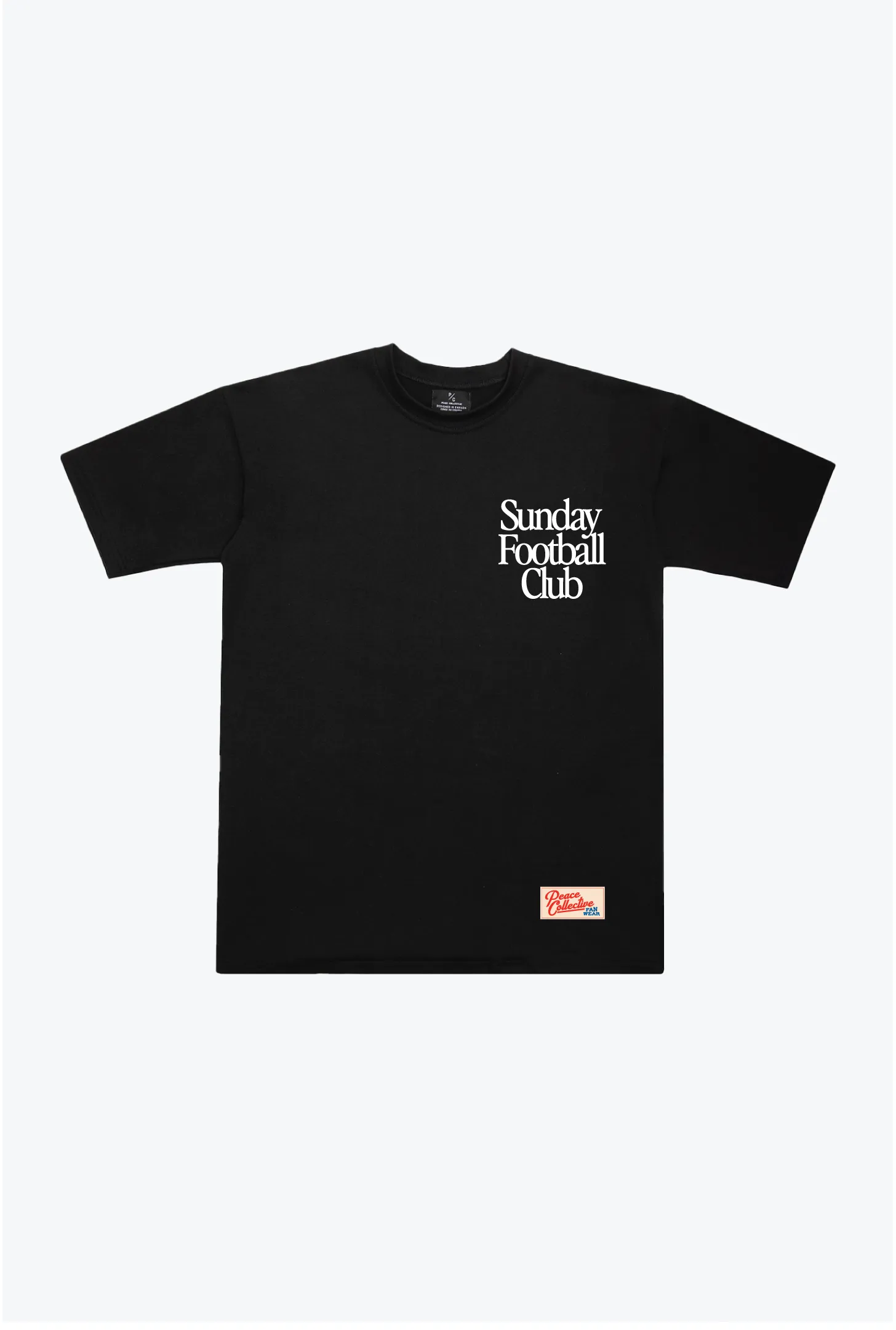 San Francisco 49ers Sunday Football Club Heavyweight T-Shirt - Black sold by Peace-Collective product image thumbnail 2