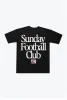 New York Giants Sunday Football Club Heavyweight T-Shirt - Black sold by Peace-Collective