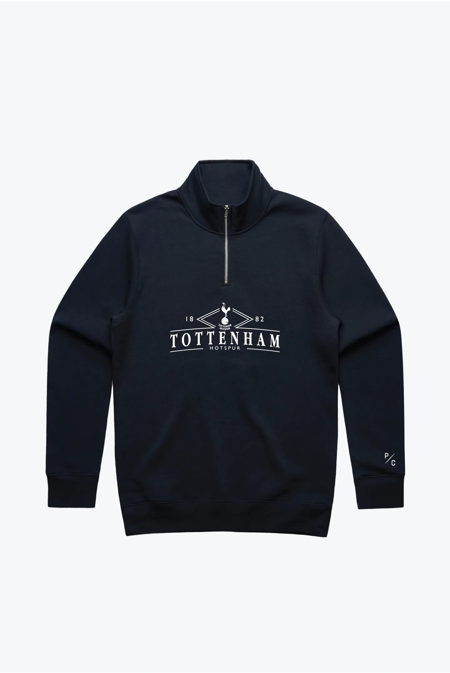 Tottenham Hotspur FC Quarter Zip - Navy sold by Peace-Collective
