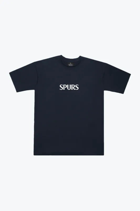 Tottenham Hotspur FC Heavyweight T-Shirt - Navy sold by Peace-Collective