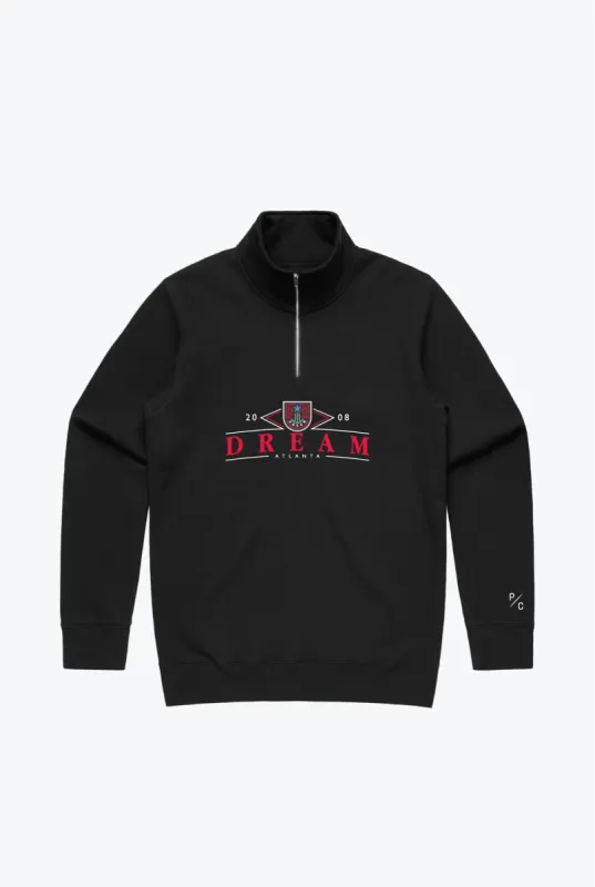 Atlanta Dream Quarter Zip - Black sold by Peace-Collective