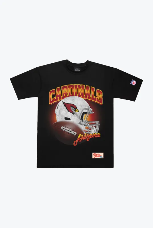 Arizona Cardinals Icon Heavyweight T-Shirt - Black sold by Peace-Collective