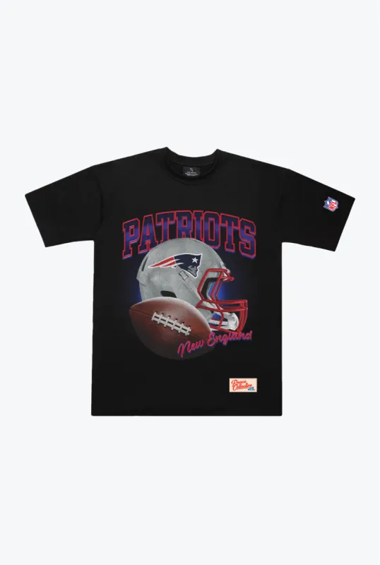 New England Patriots Icon Heavyweight T-Shirt - Black sold by Peace-Collective