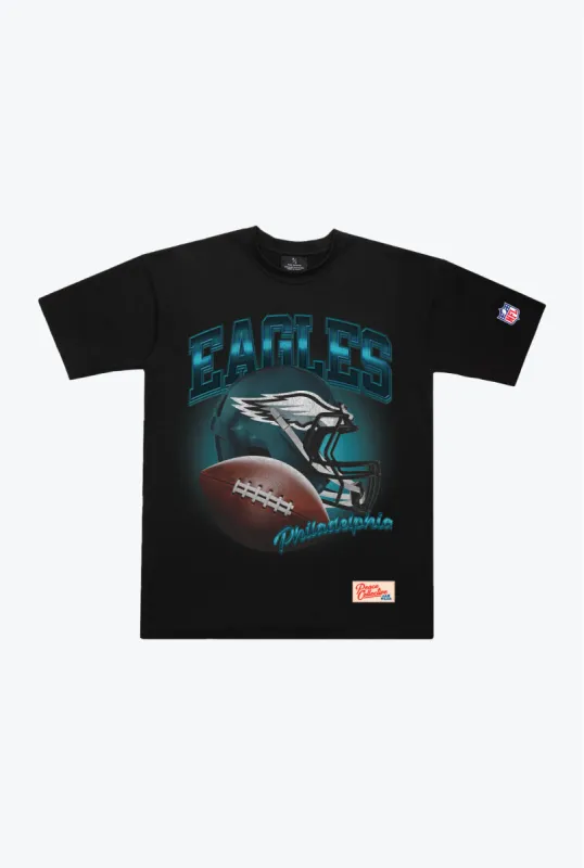 Philadelphia Eagles Icon Heavyweight T-Shirt - Black sold by Peace-Collective