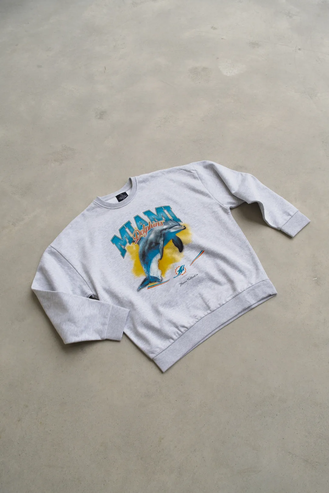 Miami Dolphins Mascot SuperHeavy™️ Crewneck - Ash sold by Peace-Collective product image thumbnail 2