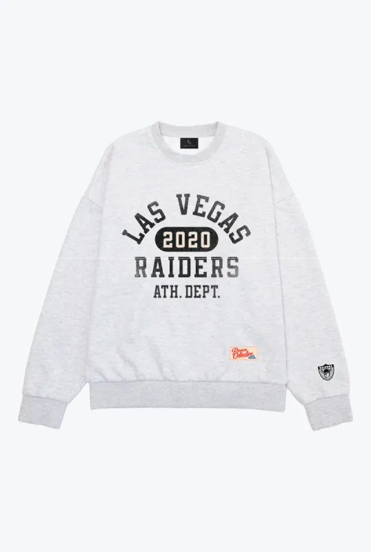 Las Vegas Raiders Athletic Club Heavyweight Crewneck - Ash sold by Peace-Collective