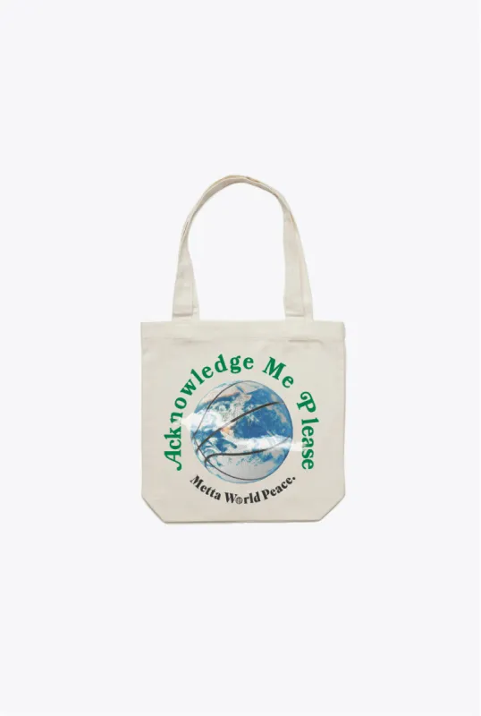 P/C x Metta World Peace Tote Bag - Ivory sold by Peace-Collective