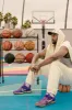 P/C x Metta World Peace A-Frame Cap - Ivory/Black sold by Peace-Collective