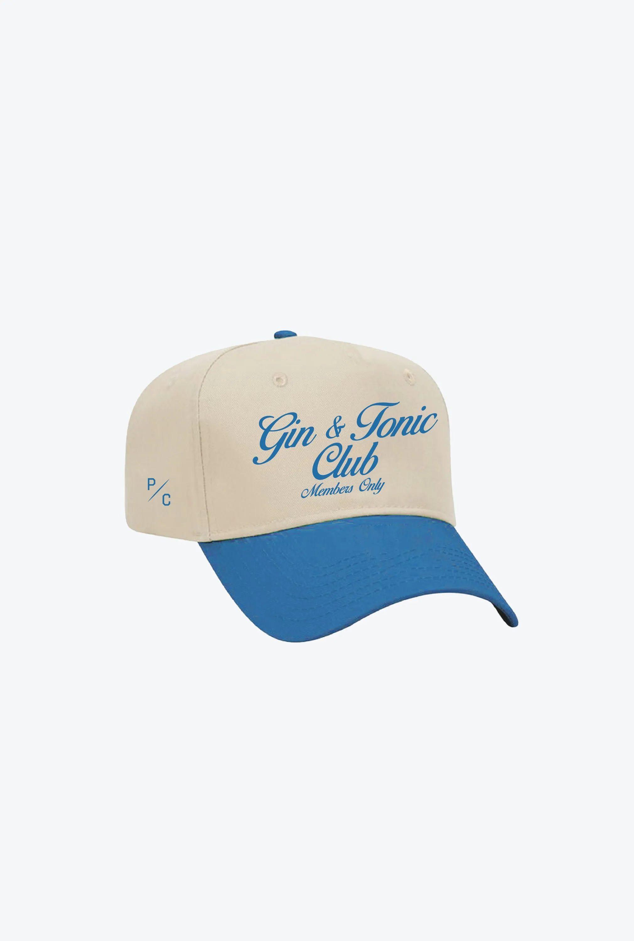 Gin & Tonic A-Frame Cap - Royal / Ivory sold by Peace-Collective product image thumbnail 2