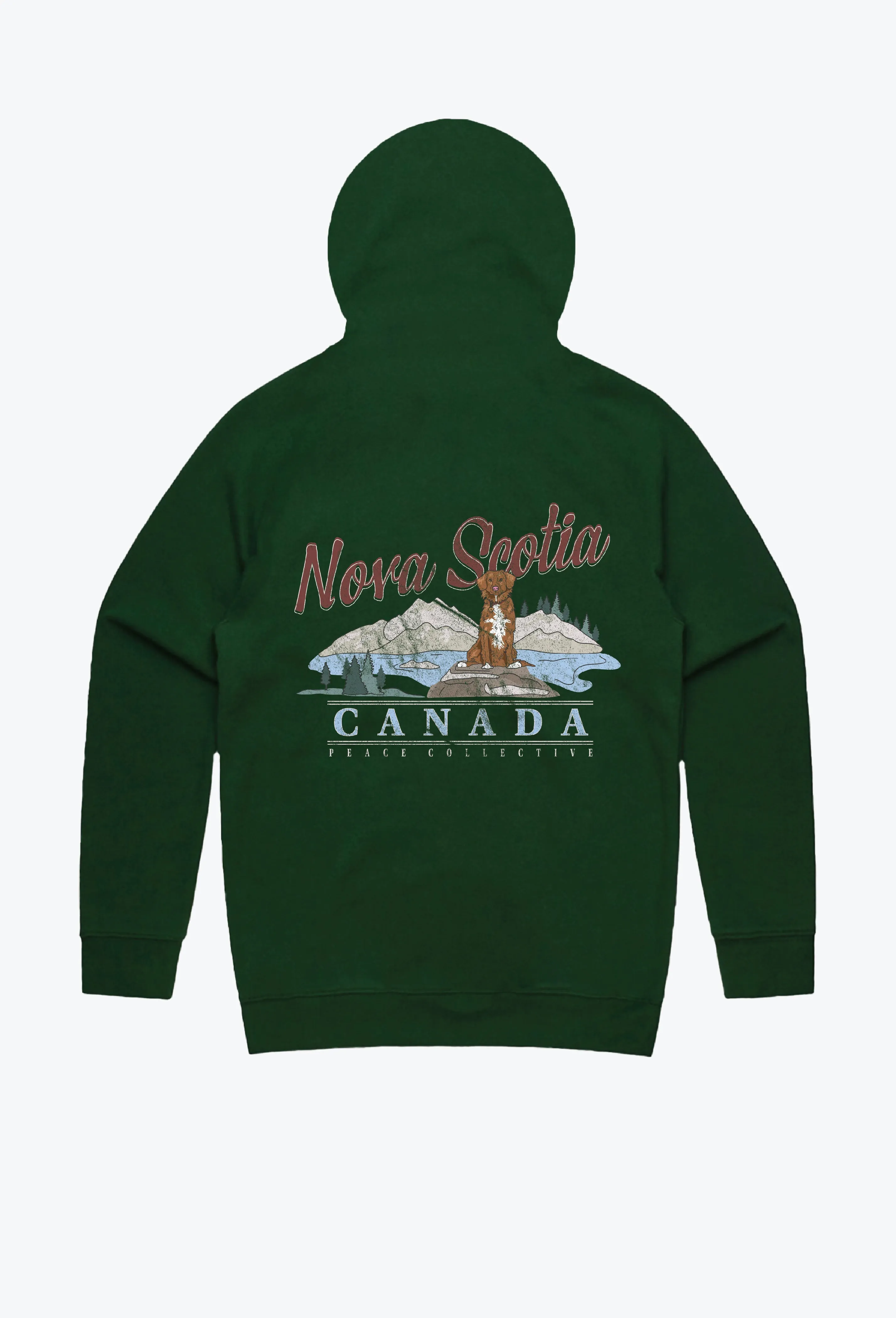 Nova Scotia Vintage Hoodie - Forest Green sold by Peace-Collective product image thumbnail 2