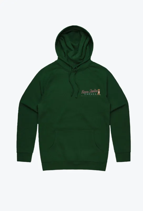 Nova Scotia Vintage Hoodie - Forest Green sold by Peace-Collective