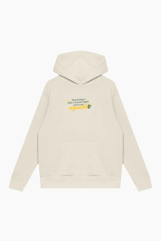 You're Not Tequila Heavyweight Hoodie - Ivory sold by Peace-Collective
