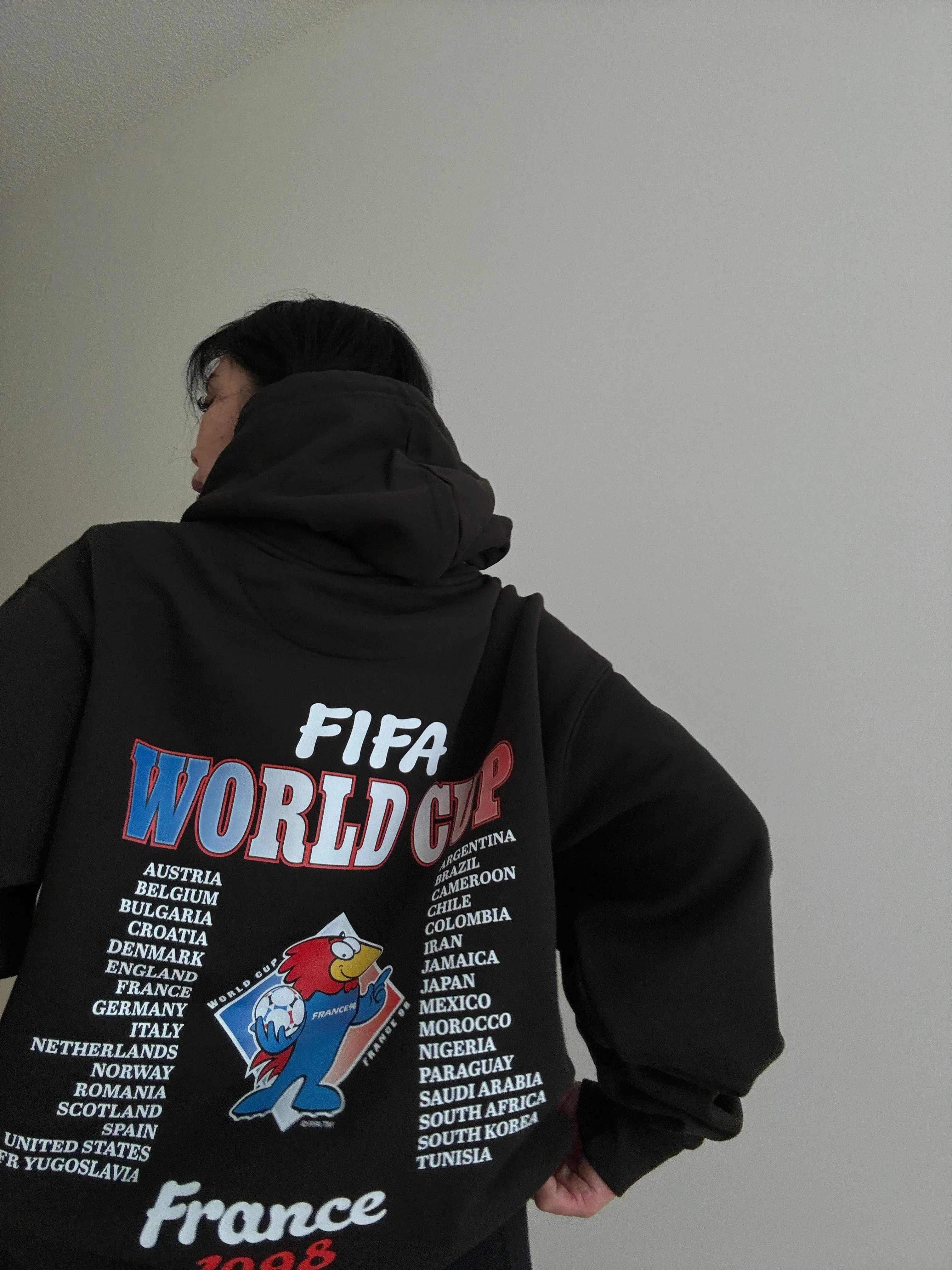 FIFA USA '94 World Cup Heavyweight Hoodie - Black sold by Peace-Collective product image thumbnail 3