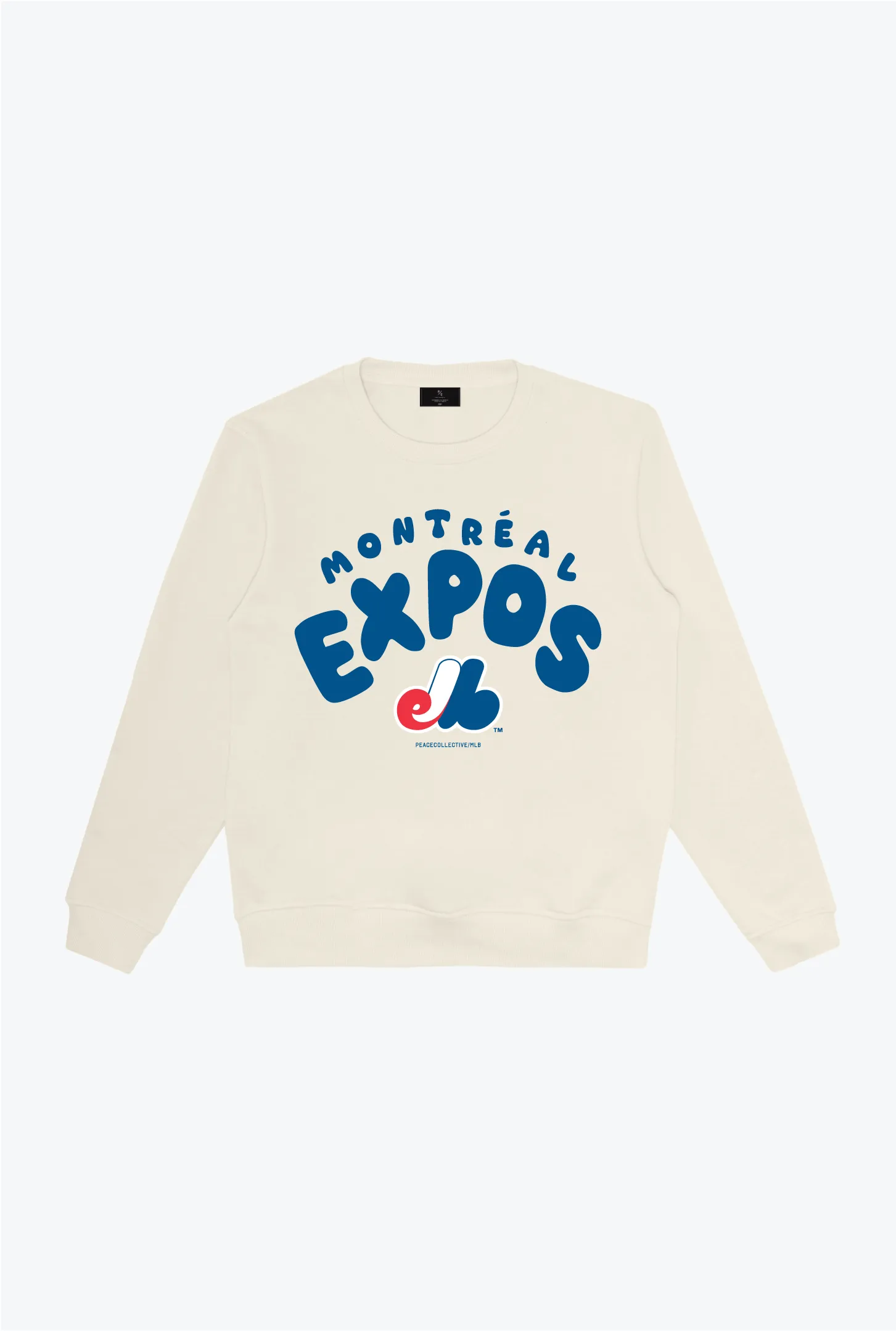 Montreal Expos Bubble Crewneck - Ivory sold by Peace-Collective