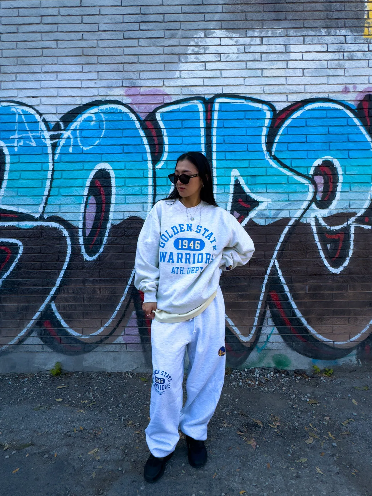 Golden State Warriors Athletic Club Heavyweight Jogger - Ash sold by Peace-Collective product image thumbnail 5