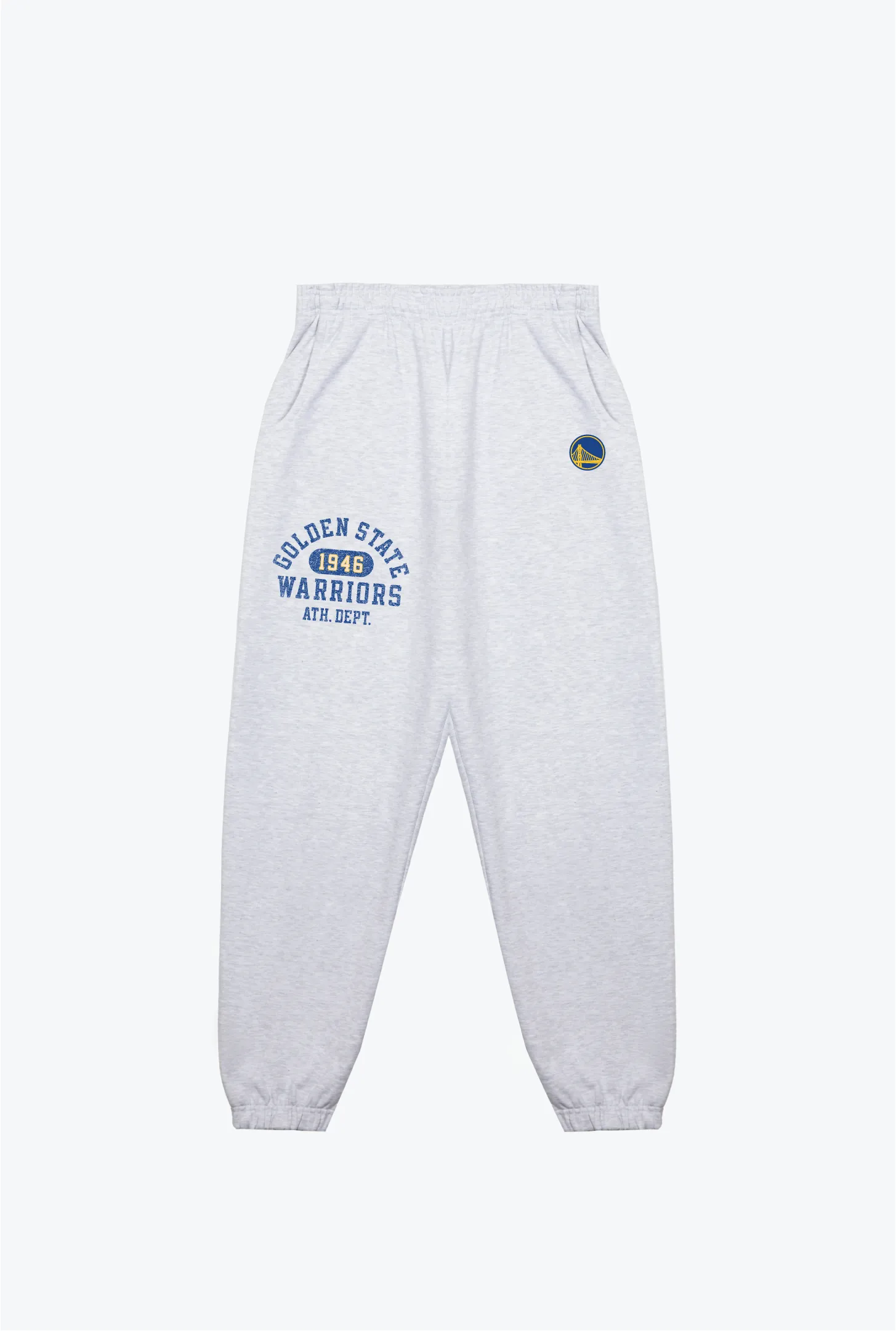 Golden State Warriors Athletic Club Heavyweight Jogger - Ash sold by Peace-Collective