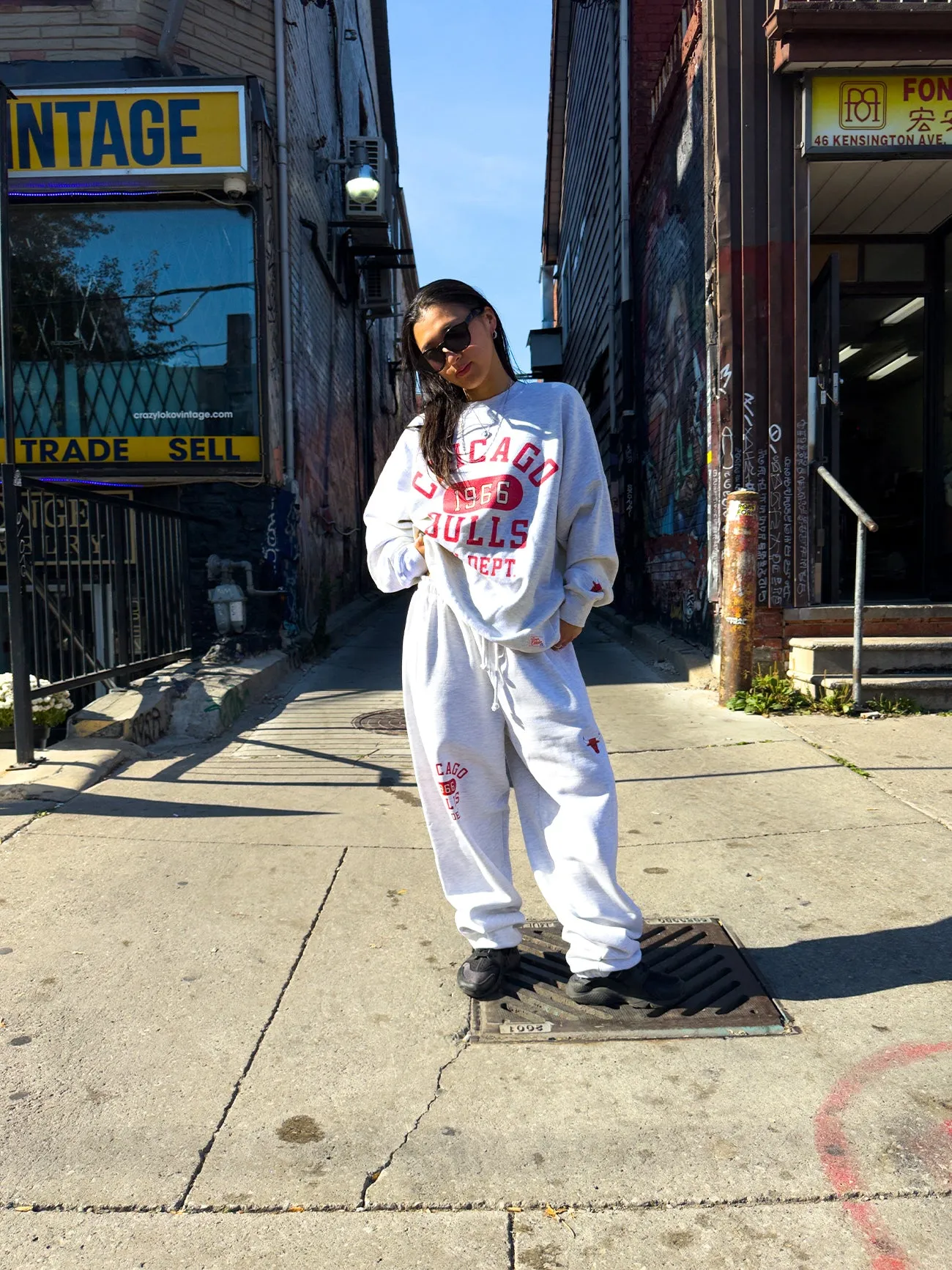 Chicago Bulls Athletic Club Heavyweight Jogger - Ash sold by Peace-Collective product image thumbnail 4