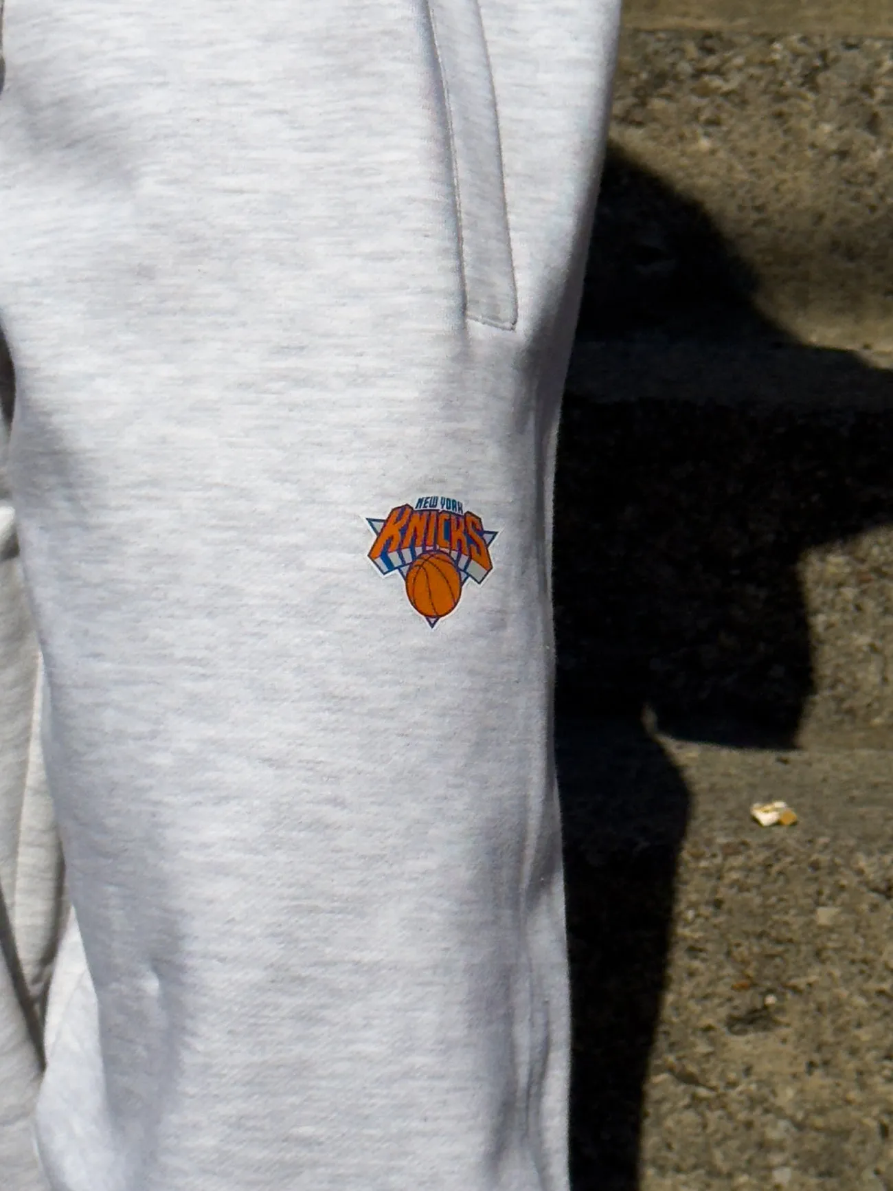 New York Knicks Athletic Club Heavyweight Jogger - Ash sold by Peace-Collective product image thumbnail 4
