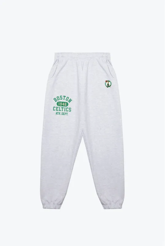 Boston Celtics Athletic Club Heavyweight Jogger - Ash sold by Peace-Collective