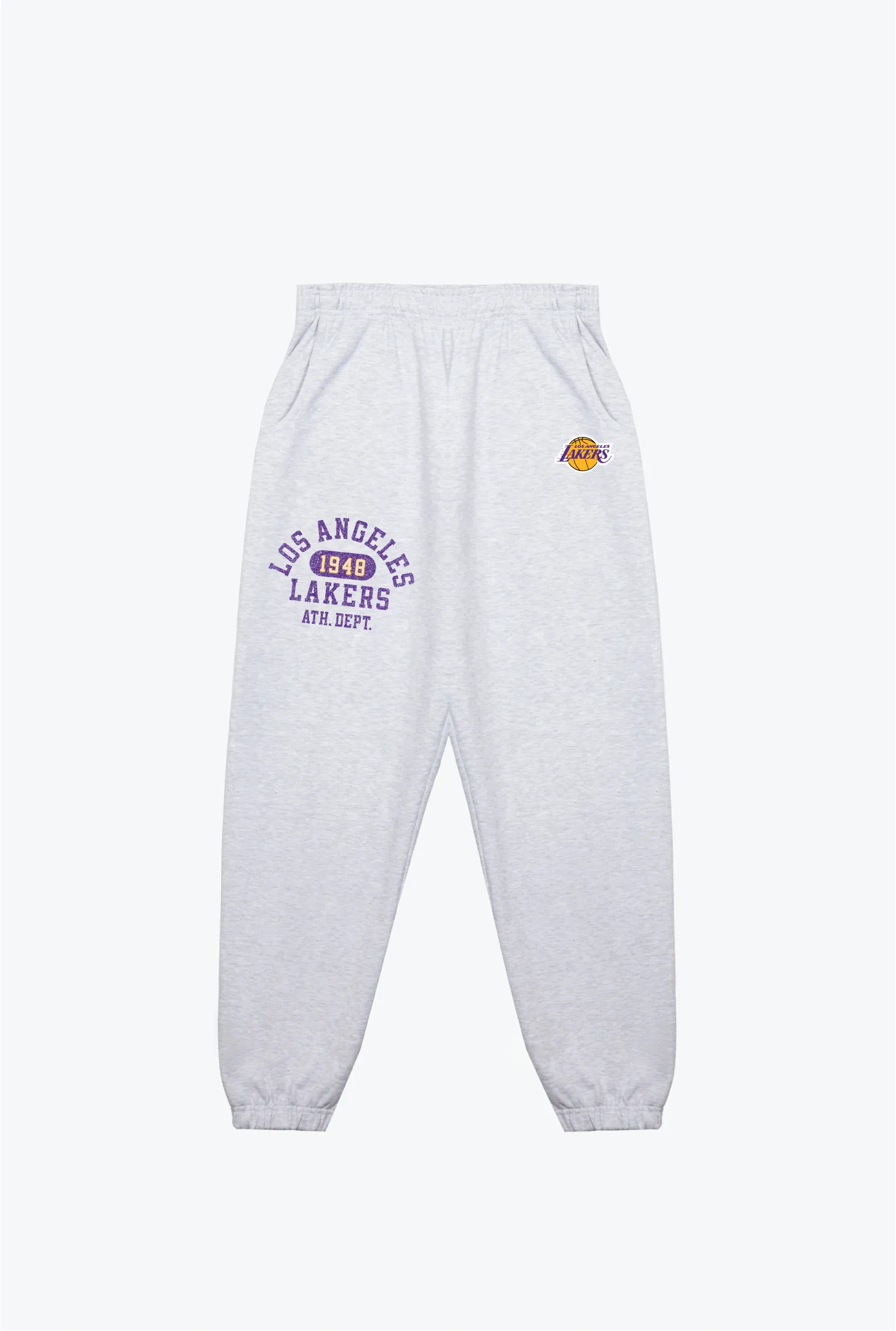 Los Angeles Lakers Athletic Club Heavyweight Jogger - Ash sold by Peace-Collective
