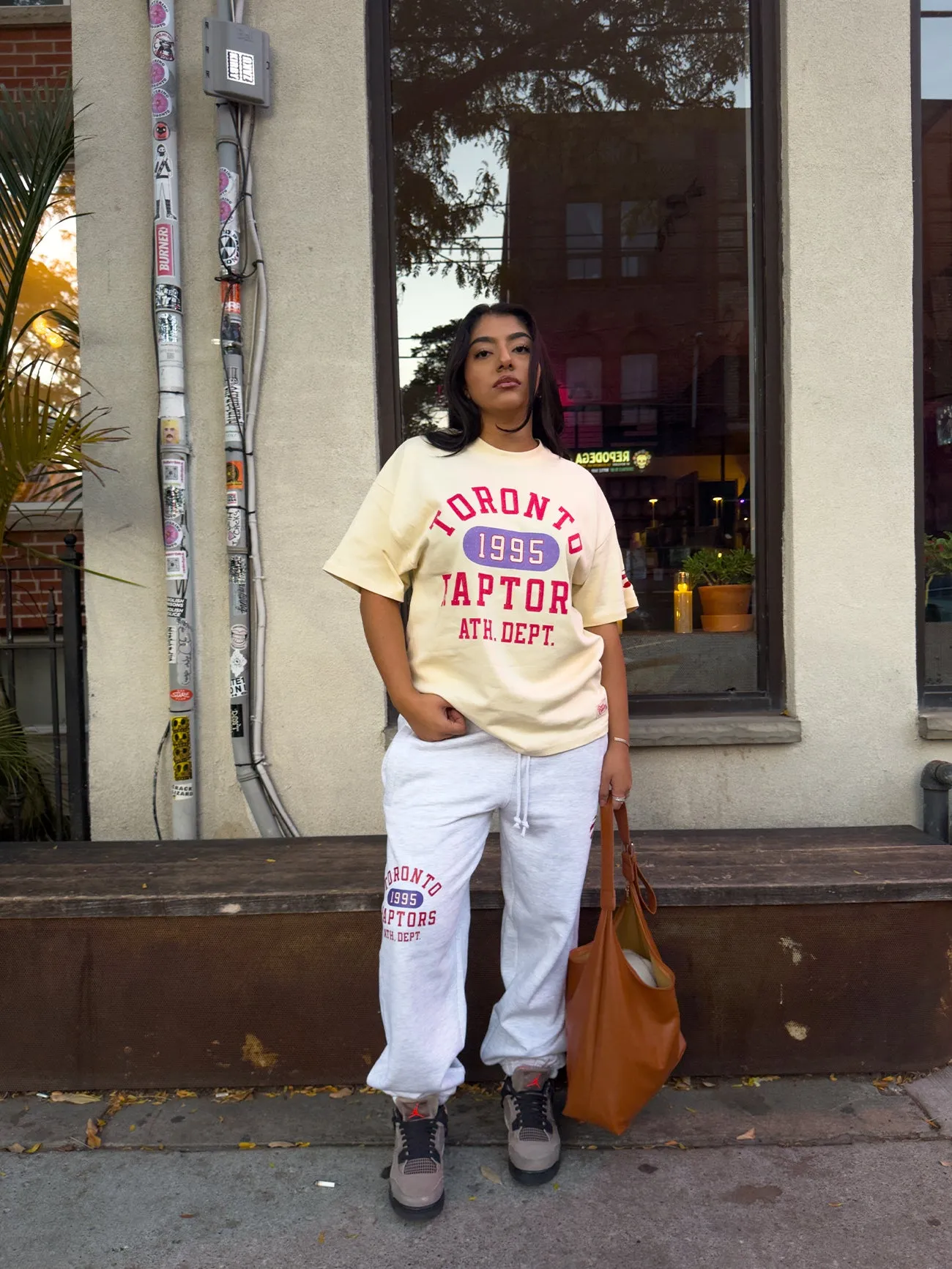 Toronto Raptors Athletic Club Heavyweight T-Shirt - Ivory sold by Peace-Collective product image thumbnail 5