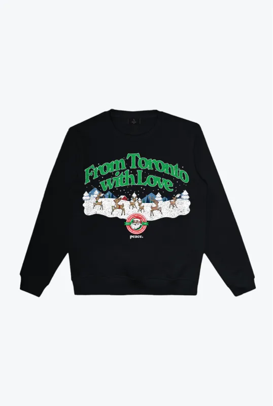 P/C x Santa Claus Parade Crewneck - Black sold by Peace-Collective