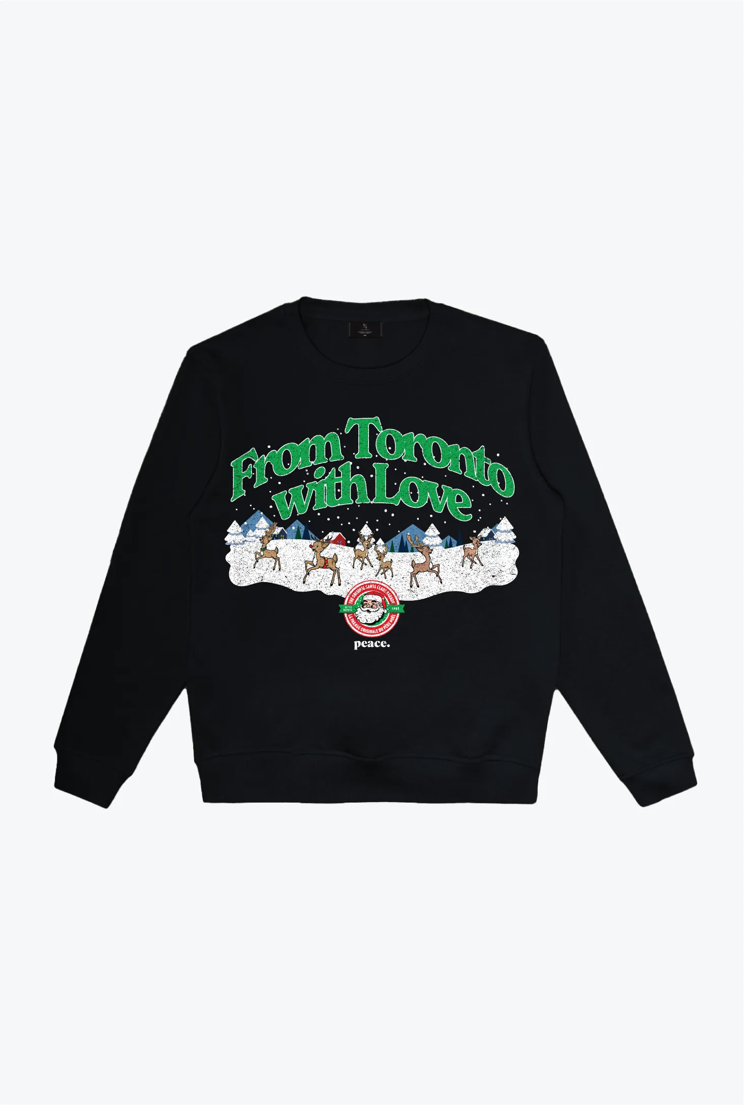 P/C x Santa Claus Parade Crewneck - Black sold by Peace-Collective