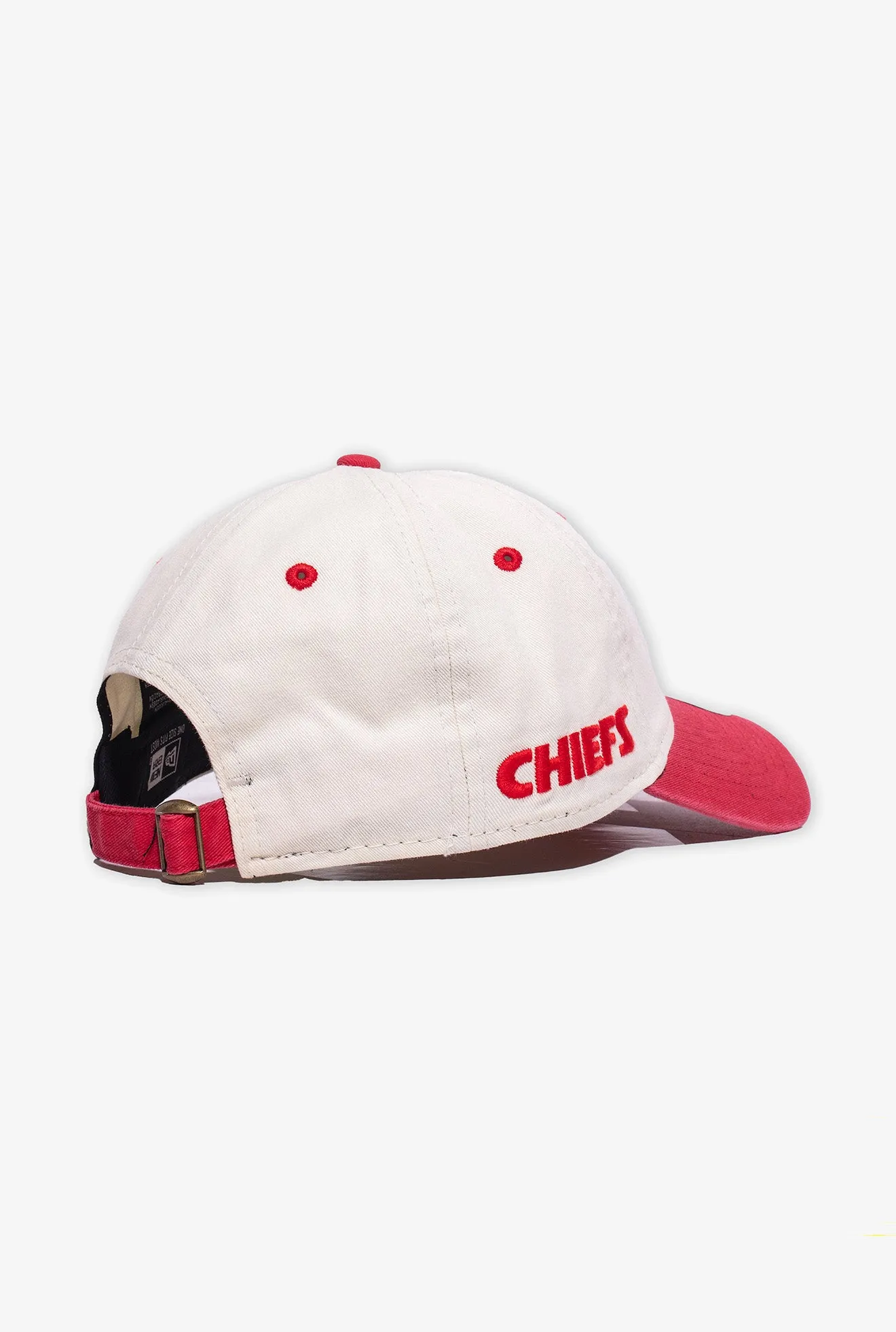 Kansas City Chiefs Sidescript 9TWENTY Adjustable Cap - Ivory sold by Peace-Collective product image thumbnail 2