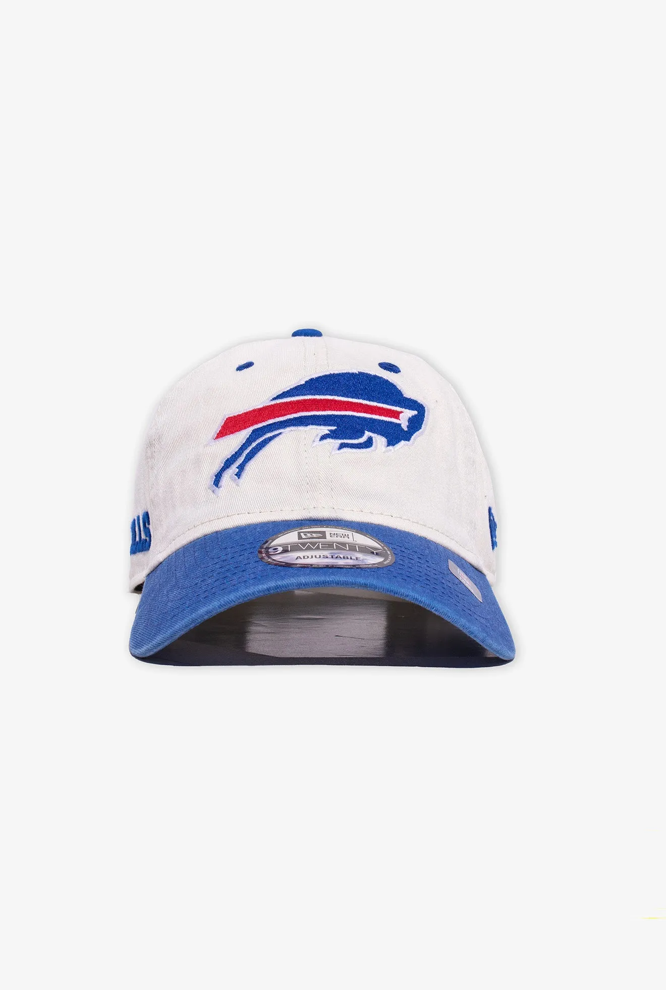 Buffalo Bills Sidescript 9TWENTY Adjustable Cap - Ivory sold by Peace-Collective