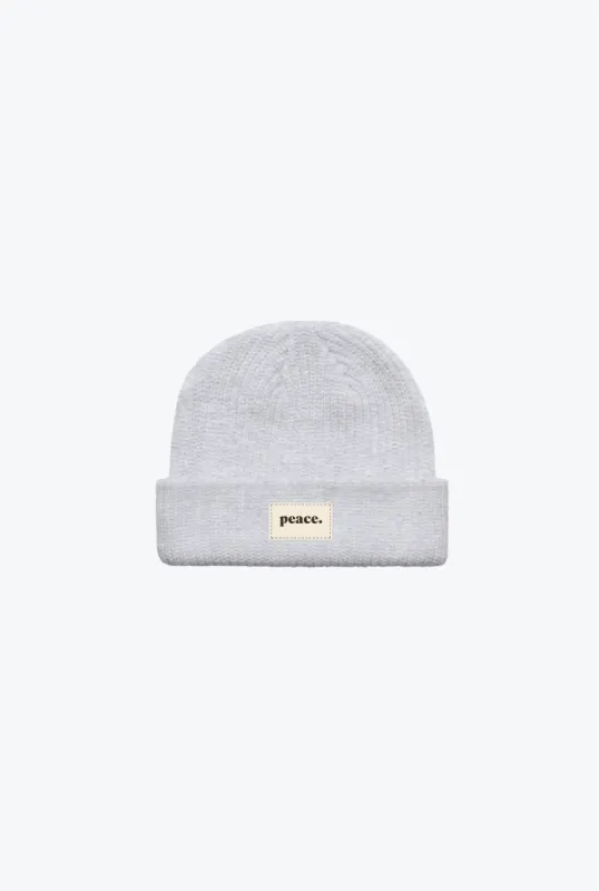 Peace Basics Fisherman Beanie - Ash sold by Peace-Collective