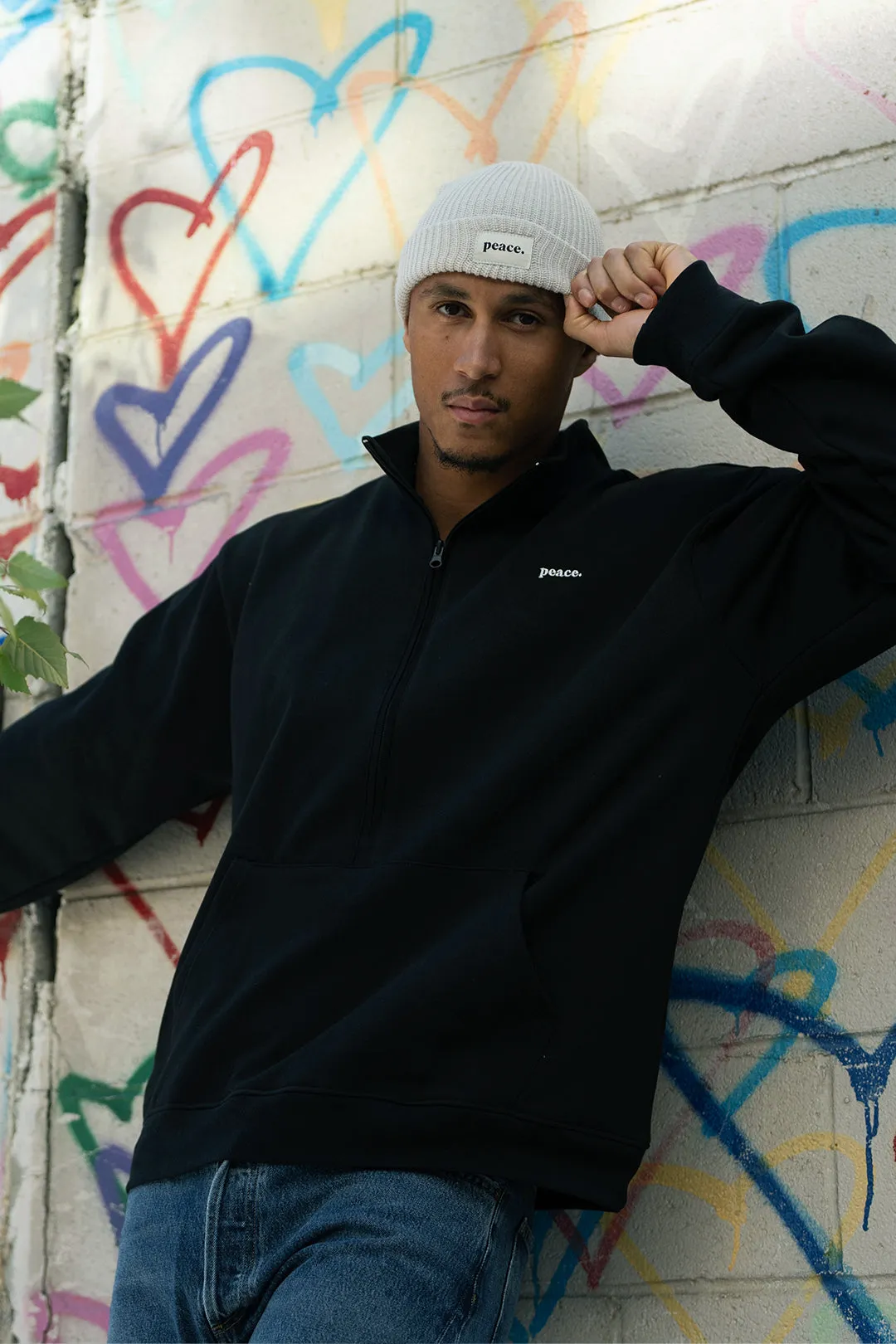 Peace Basics Fisherman Beanie - Ash sold by Peace-Collective product image thumbnail 3