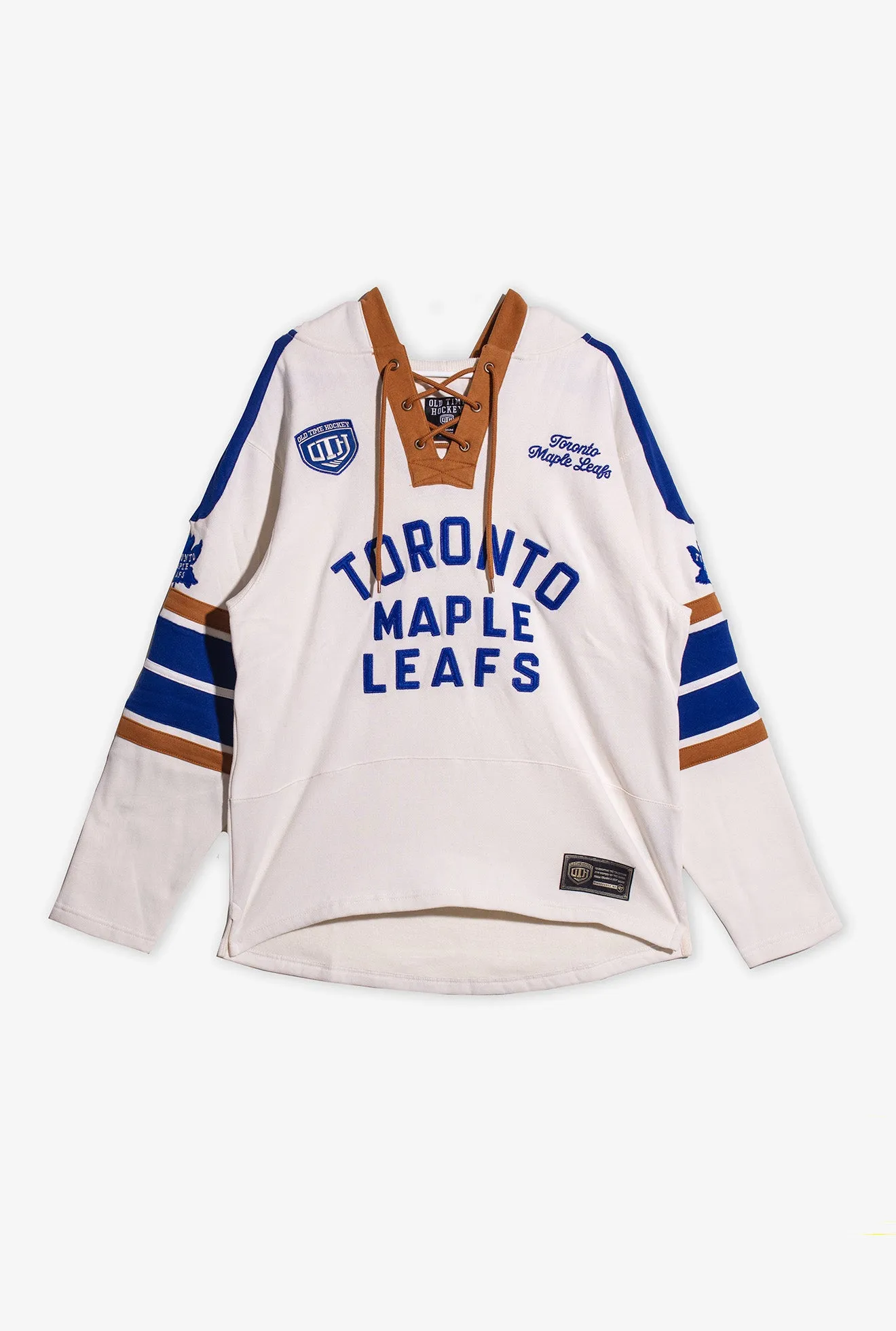 Toronto Maple Leafs Heritage Lacer Hoodie - Ivory sold by Peace-Collective