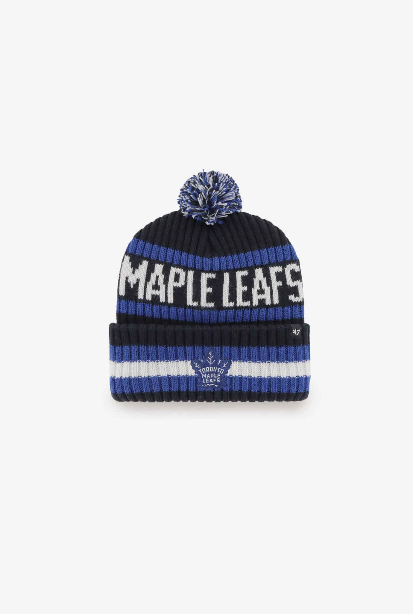Toronto Maple Leafs Bering Cuff Knit Beanie - Navy sold by Peace-Collective product image thumbnail 2