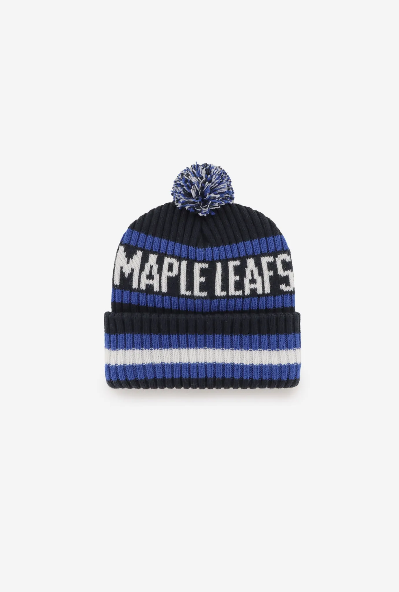 Toronto Maple Leafs Bering Cuff Knit Beanie - Navy sold by Peace-Collective