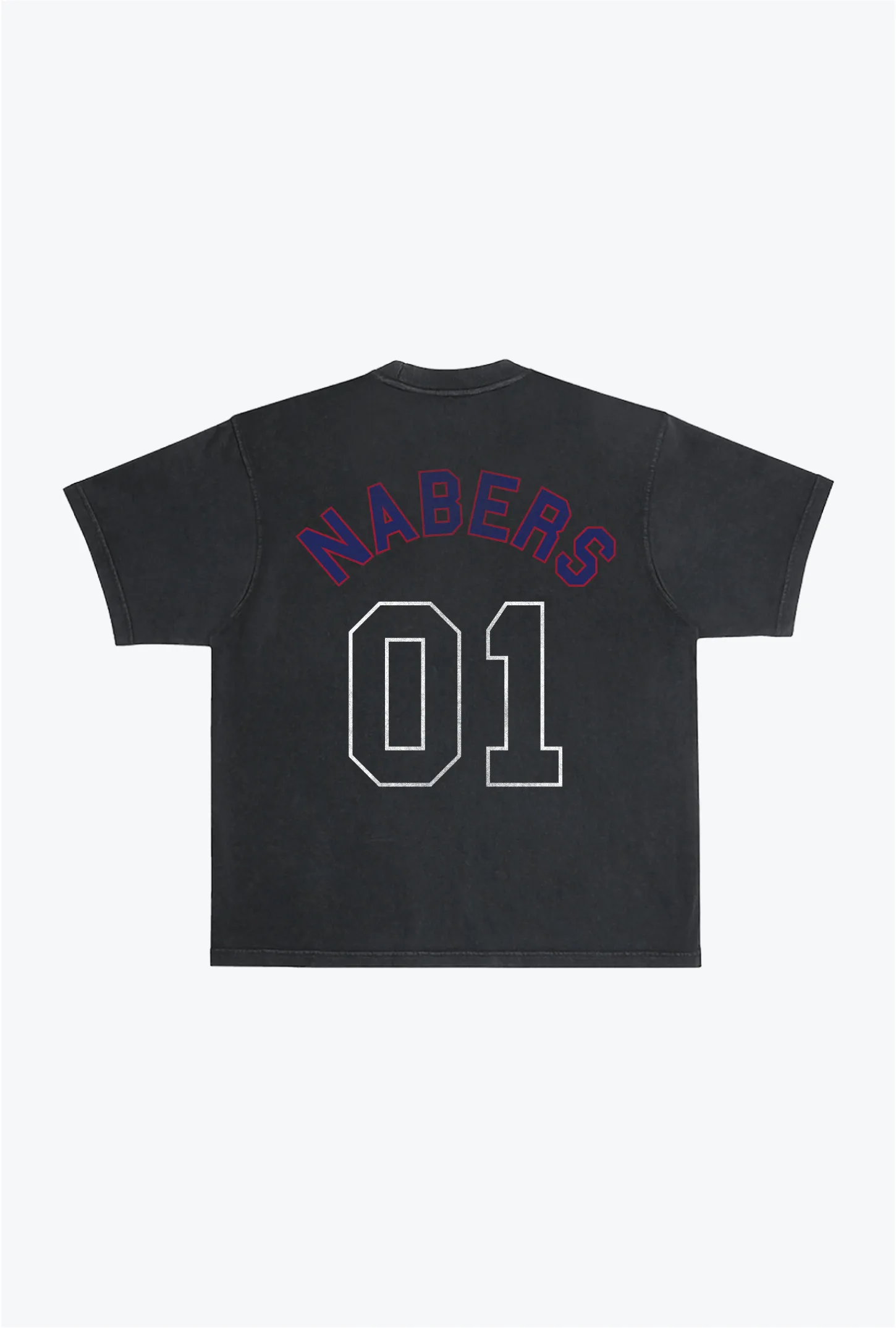 Malik Nabers Garment Dyed Heavyweight T-Shirt - Black sold by Peace-Collective product image thumbnail 2