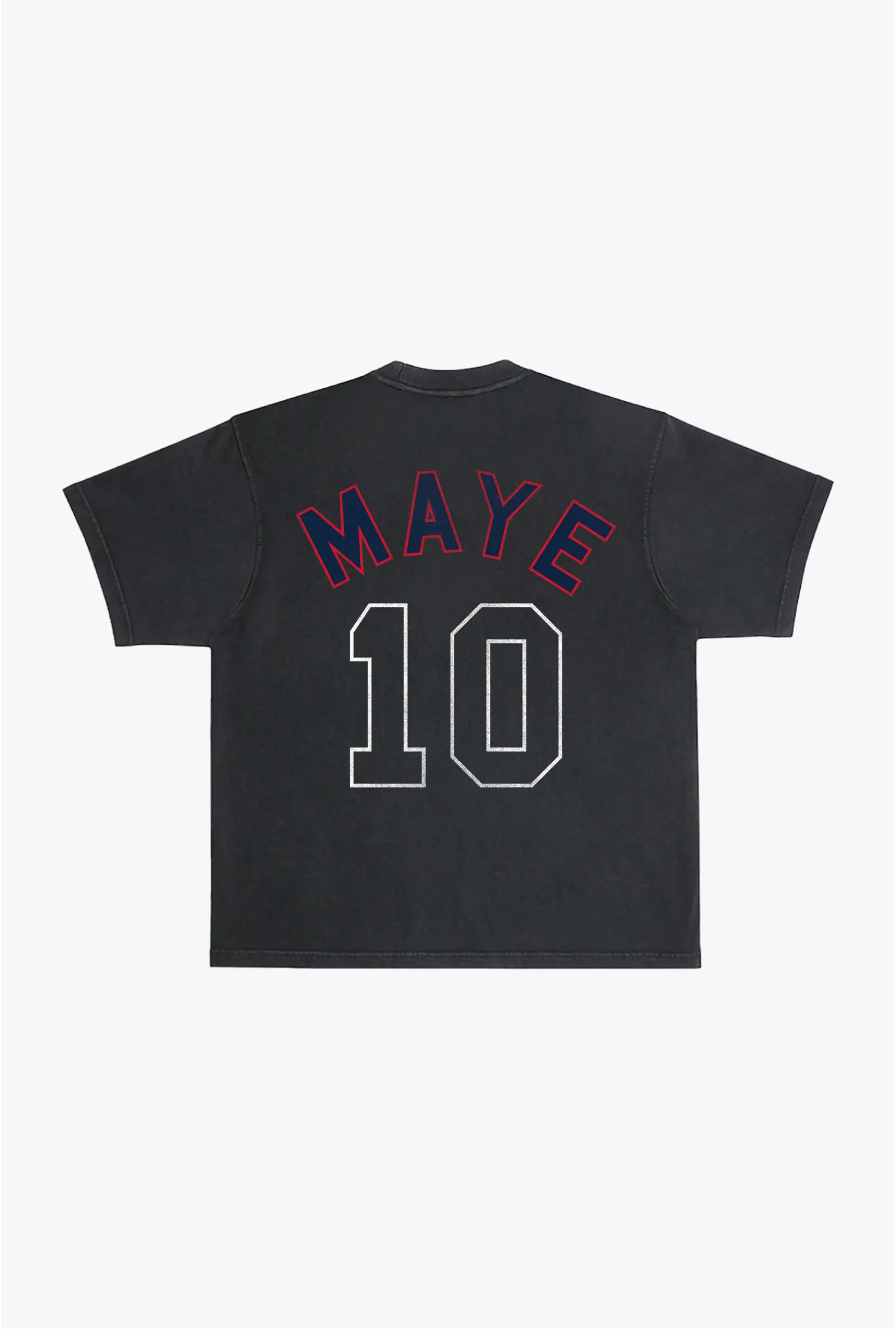 Drake Maye Garment Dyed Heavyweight T-Shirt - Black sold by Peace-Collective product image thumbnail 2