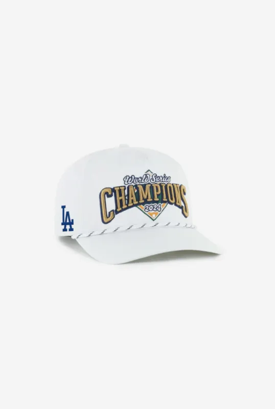 Los Angeles Dodgers 2024 World Series Champions Hitch Cap - White sold by Peace-Collective