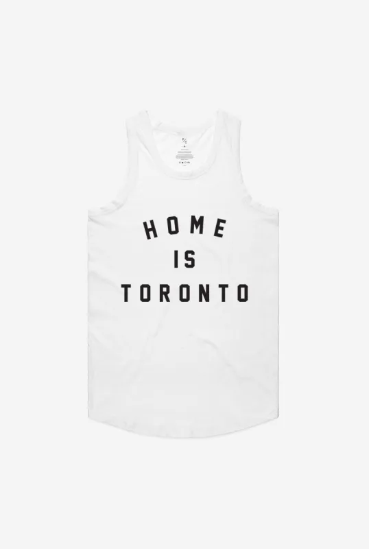 Home is Toronto Varsity Tank - White sold by Peace-Collective