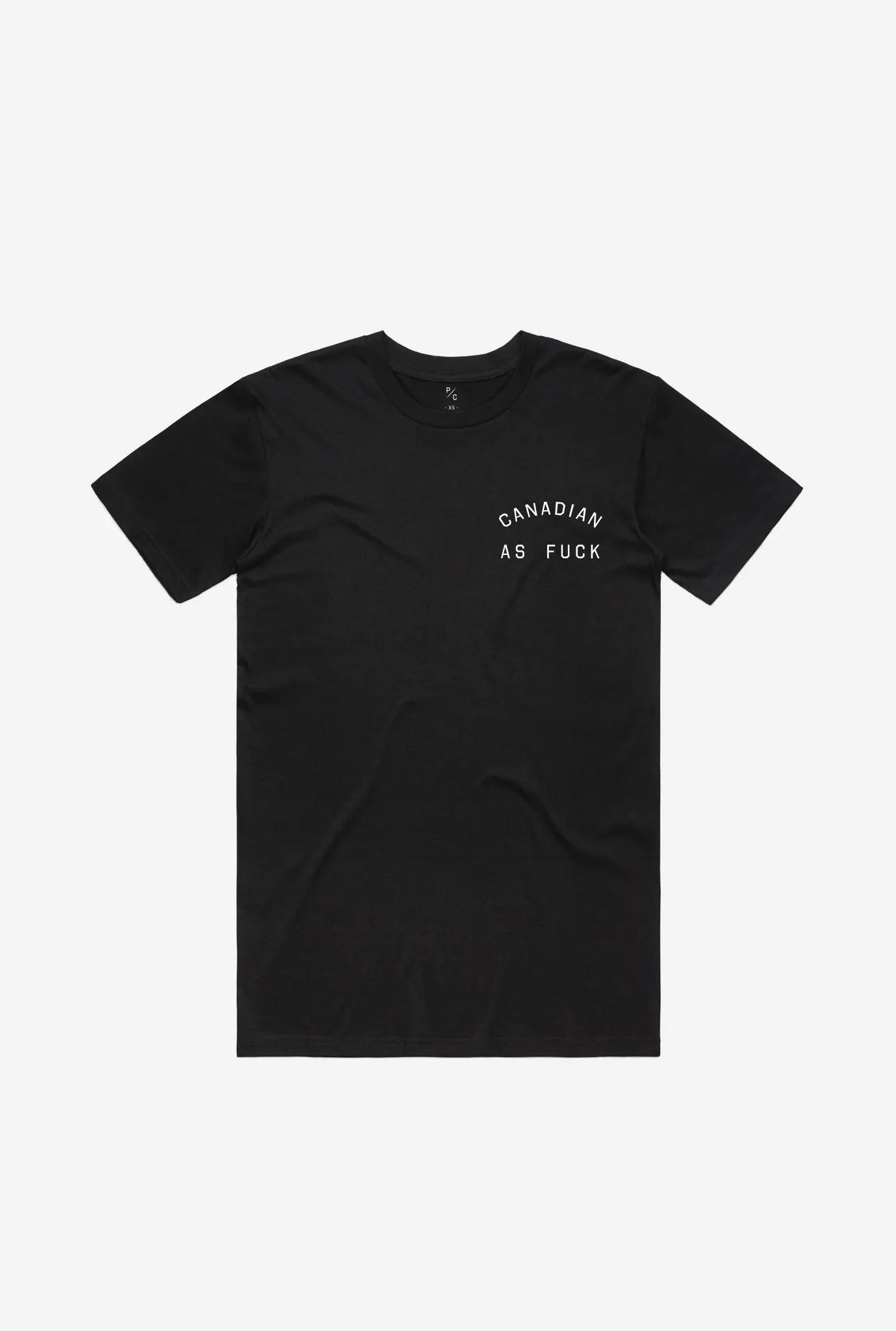 Canadian as Fuck T-Shirt - Black sold by Peace-Collective