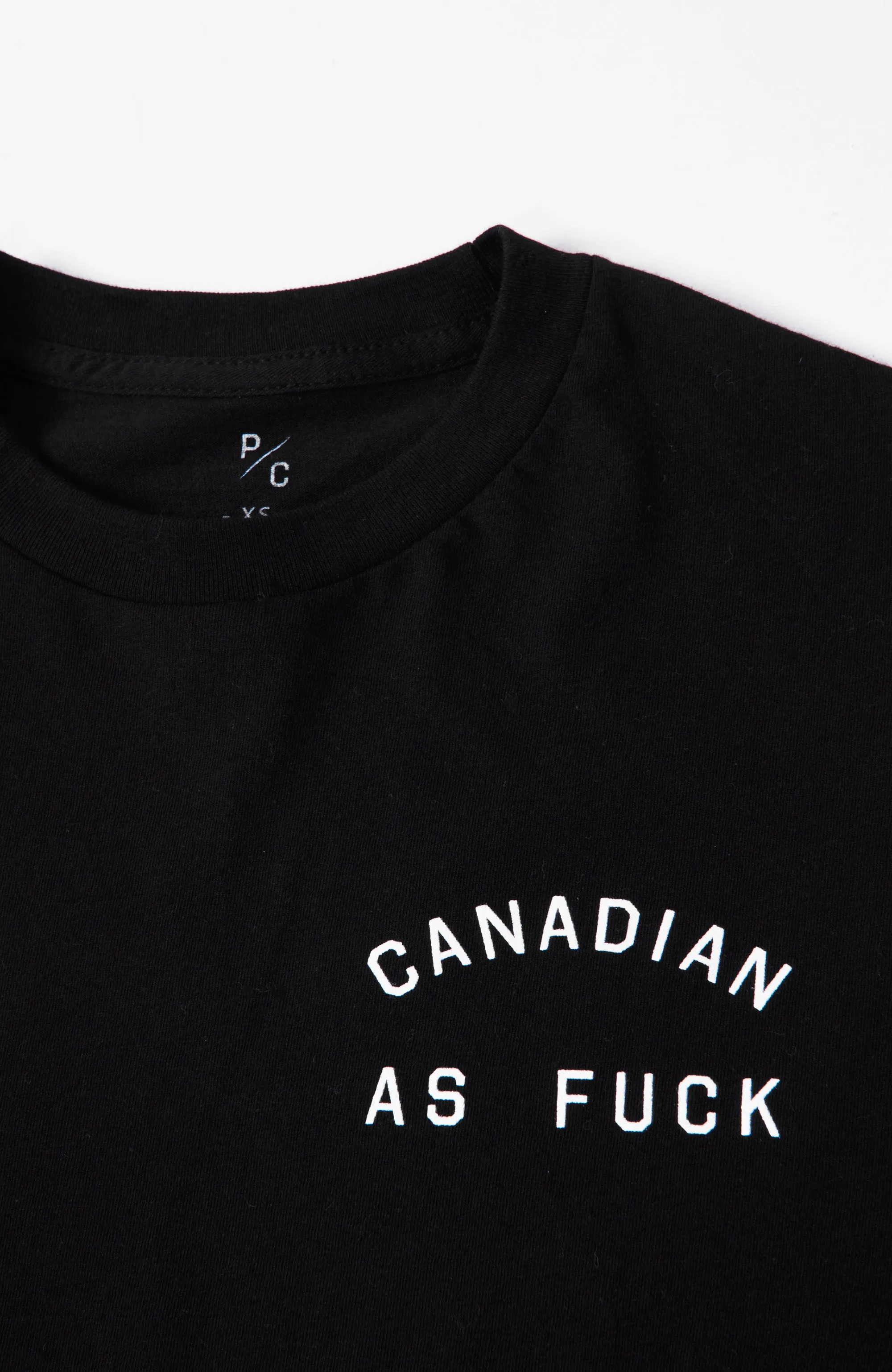 Canadian as Fuck T-Shirt - Black sold by Peace-Collective product image thumbnail 2