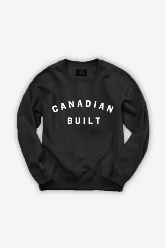 Canadian Built Crewneck - Black sold by Peace-Collective