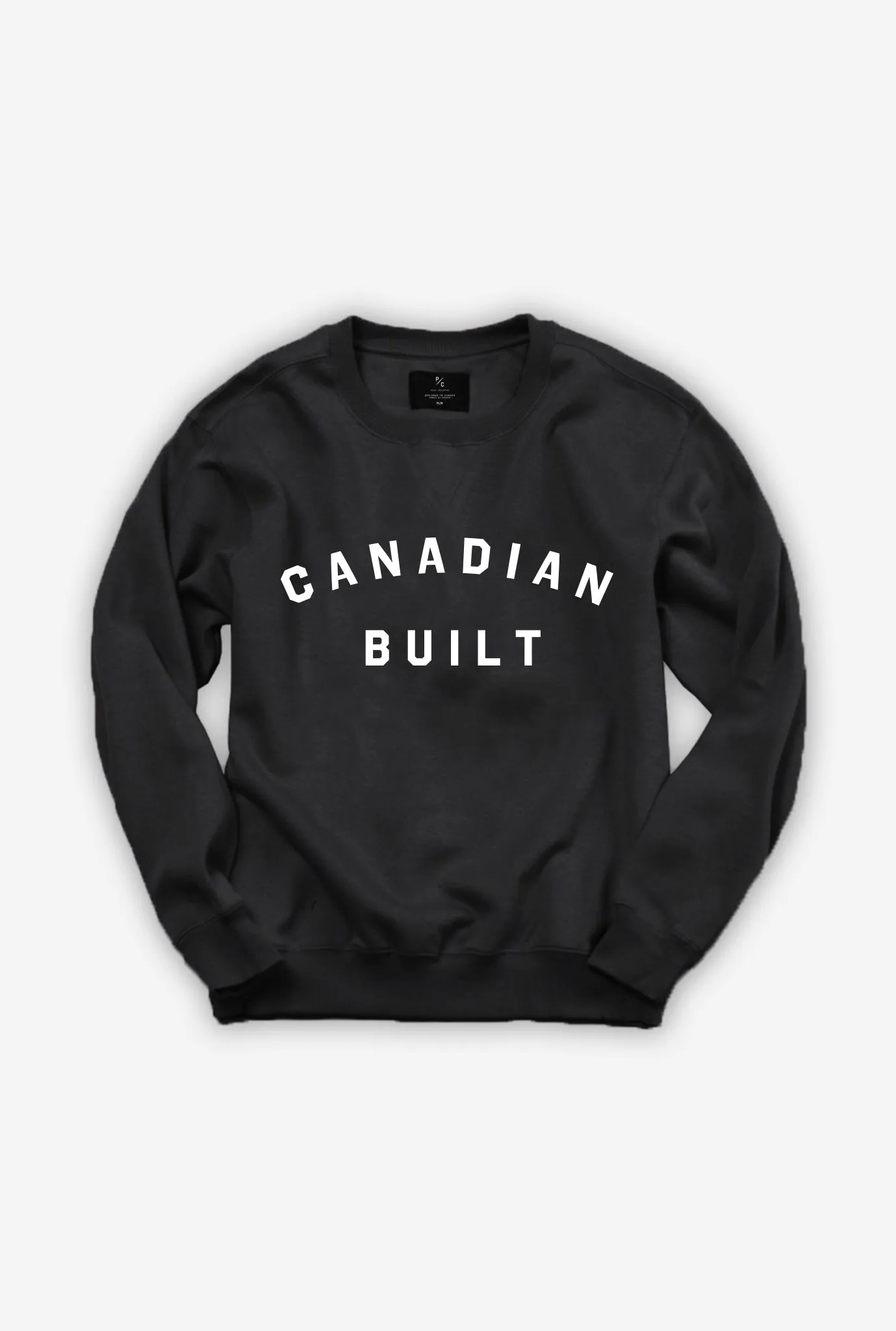 Canadian Built Crewneck - Black sold by Peace-Collective